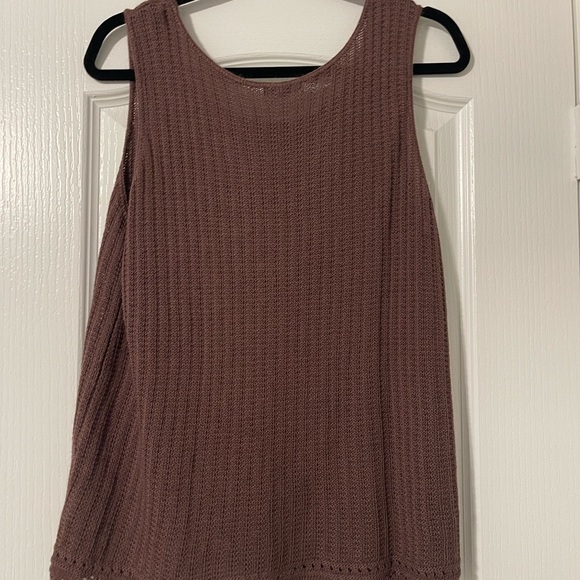 Brown Sweater Tank - Picture 3 of 3